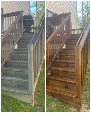 Deck and step cleaning in glen allen
